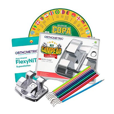 Kit Campeão Bráquete Advanced Roth 0,022 10 Casos - Orthometric