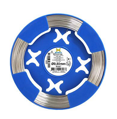 Fio Ortodôntico Duro Elástico CrNi Redondo Ø0,80mm (.032") - Morelli