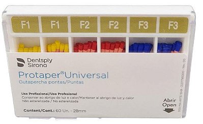 Guta Percha Calibrada Protaper Maillefer F1-F2-F3 - Dentsply Sirona