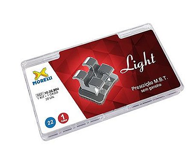 Kit de Bráquetes Prescrição M.B.T. Light .022" 1 Caso - Morelli