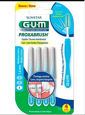 Escova Interdental Proxabrush 1.6mm - Gum