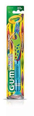 Escova Dental Infantil 5+ Crayola Marker c/ Flossers - Gum