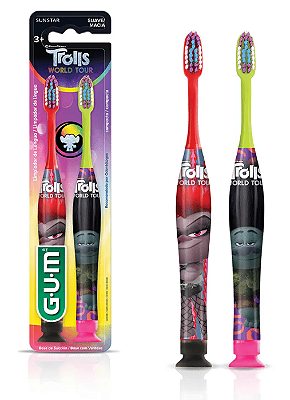 Escova Dental Infantil 3+ Trolls Manual – Gum
