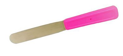 Espátula Inox p/ Gesso Cabo Plástico Rosa - Jon