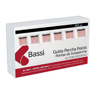 Guta Percha Acessória Bassi 40.03 - Easy