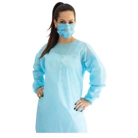 Avental Descartável Azul Claro 40g Manga Longa (1,00X1,40) - NC