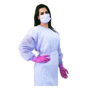 Avental Descartável Lilás 40g Manga Longa (1,00X1,40) - NC