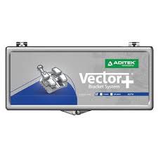 Bráquete 5x5 Roth .018" Vector+ c/ Gancho 1 Caso - Aditek
