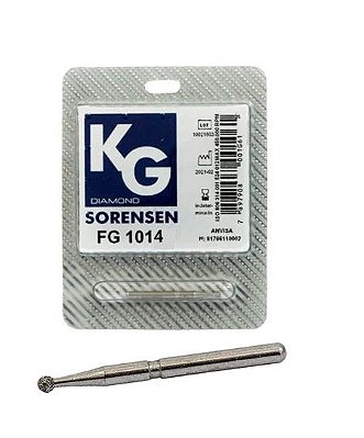 Ponta Diamantada FG 1014 Esférica - KG Sorensen
