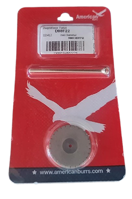 Disco Diamantado Duplaface Total Microsserrilhado 22x0,20mm - American Burrs