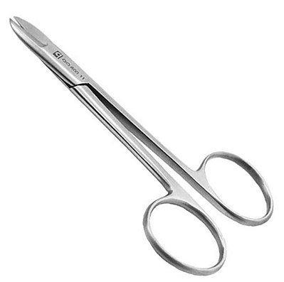 Tesoura Coroa e Ouro Reta 11cm - Quinelato