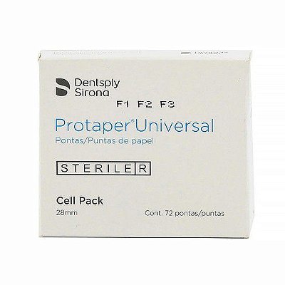 Ponta de Papel Ester Cell Pack Protaper Sortida (F1,F2,F3) - Dentsply Sirona