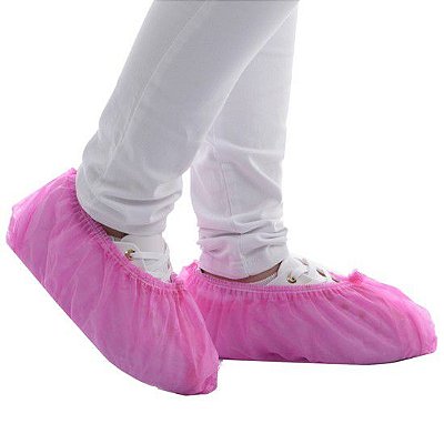 Propé Sapatilha Descartável 20g Rosa Pink - Protdesc