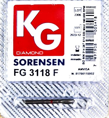 Ponta Diamantada FG 3118F - KG Sorensen