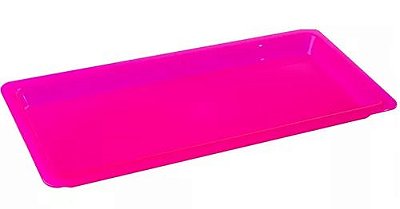 Bandeja Plástica Grande 24x15,8x1,4 Pink - Nova OGP