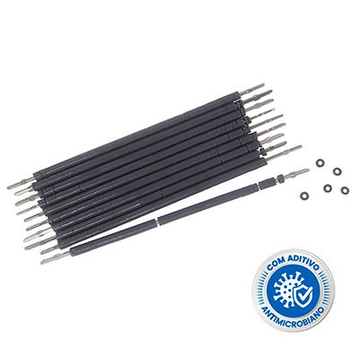 Elástico Ligadura Bengalinha Antimicrobiano Cinza Grafite - Morelli