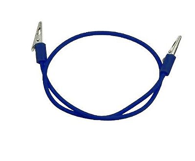 Prendedor de Babador Jacaré Silicone Azul Escuro c/ Adereço Infantil - Lysanda
