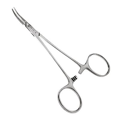 Pinça Halsted Mosquito Curva 12,5cm – Quinelato