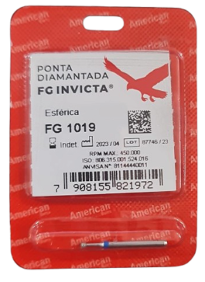 Ponta Diamantada FG 1019 Invicta - American Burrs