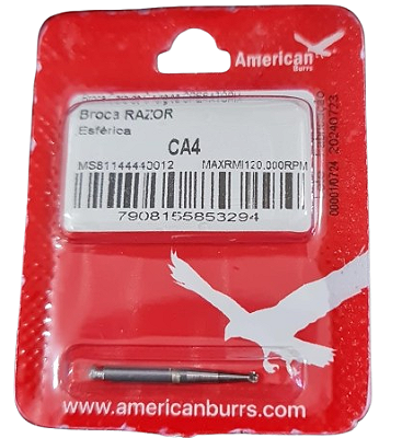 Broca Carbide Operatória Esférica CA 4 Razor Invicta - American Burrs