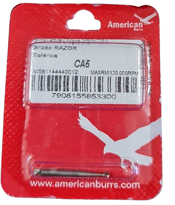 Broca Carbide Operatória Esférica CA 5 Razor Invicta - American Burrs