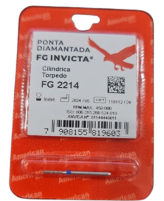 Ponta Diamantada Invicta FG 2214 - American Burrs
