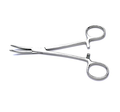 Pinça Halstead Mosquito Curva 12cm - Golgran