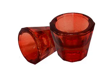 Pote Dappen Vidro Vermelho - Preven