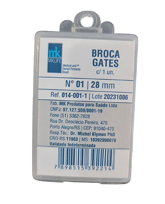 Broca Gates nº 01 28mm - MK Life