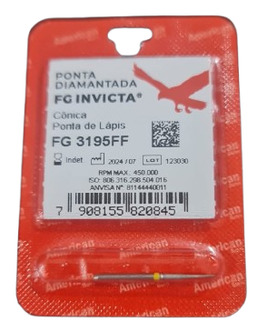 Ponta Diamantada FG 3195FF Invicta - American Burrs