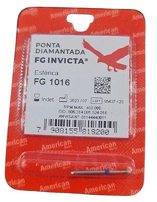 Ponta Diamantada FG 1016 Invicta - American Burrs