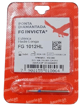 Ponta Diamantada FG 1012HL Invicta - American Burrs