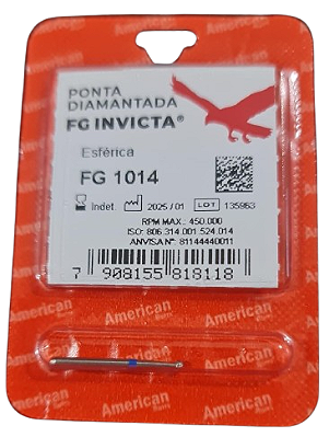 Ponta Diamantada FG 1014 Invicta - American Burrs