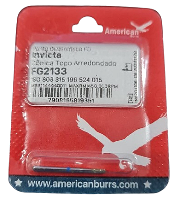 Ponta Diamantada FG 2133 Invicta - American Burrs