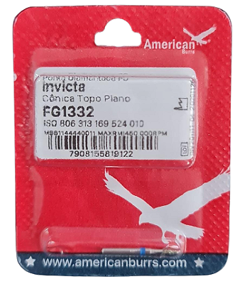 Ponta Diamantada FG 1332 Invicta - American Burrs