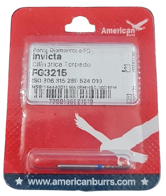 Ponta Diamantada FG 3215 Invicta - American Burrs