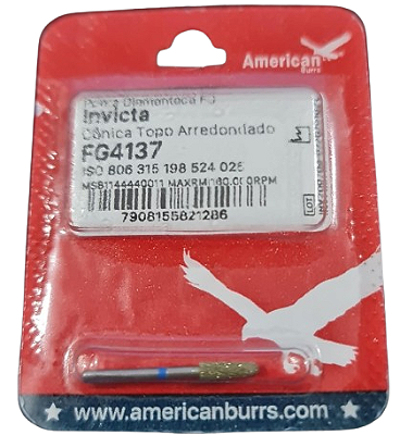 Ponta Diamantada FG 4137 Invicta - American Burrs
