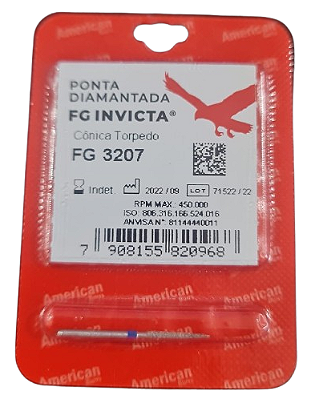 Ponta Diamantada FG 3207 Invicta - American Burrs