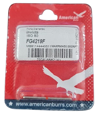 Ponta Diamantada FG 4219F Invicta - American Burrs