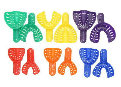 Kit Moldeira de Impressão Perfurada Plástico Autoclavável - 6B Invent