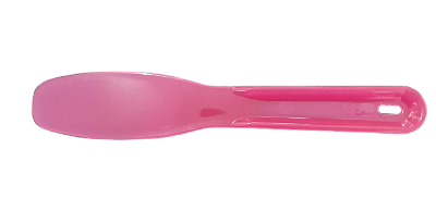 Espátula Plástica Anatômica Rosa - Nova OGP