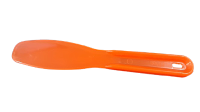 Espátula Plástica Anatômica Laranja - Nova OGP