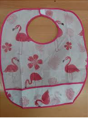 Babador TNT Infantil Estampado (Flamingo) - Jon