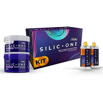SILICONE DE ADIÇÃO KIT SILIC ONE PUTTY SOFT + LIGHT BODY CE - FGM
