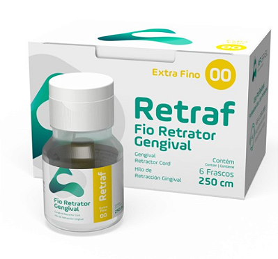 Fio Retrator Retraf 00 Extra Fino - AF do Brasil