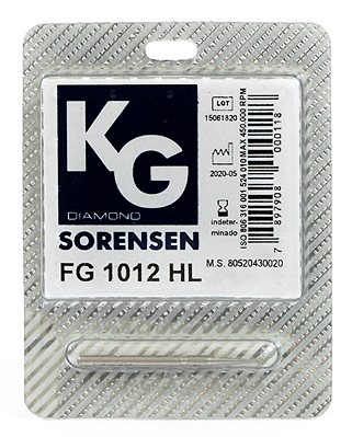 Ponta Diamantada FG 1012HL Esférica - KG Sorensen