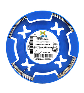 Fio Ortodôntico Meia Cana CrNi 1,75mmX0,875mm em Rolo 5metros - Morelli