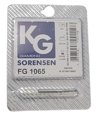 Ponta Diamantada FG 1065 Cônica Topo Plano - KG Sorensen
