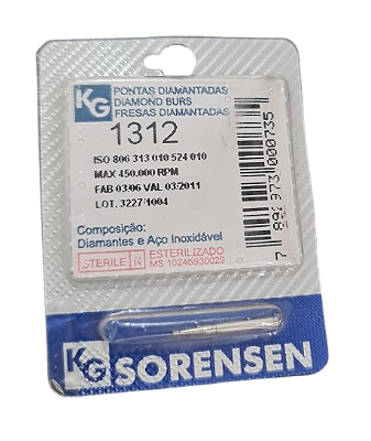 Ponta Diamantada FG 1312 - KG Sorensen