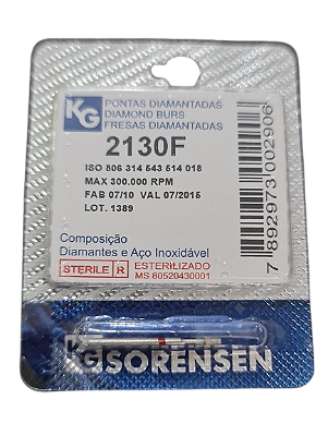 Ponta Diamantada FG 2130F - KG Sorensen